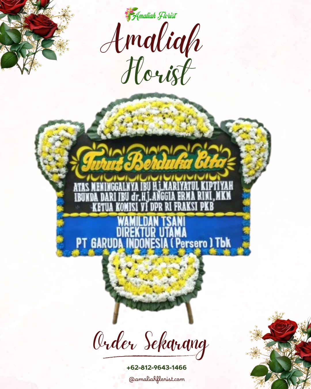 Papan Bunga Duka Bojongmangu
